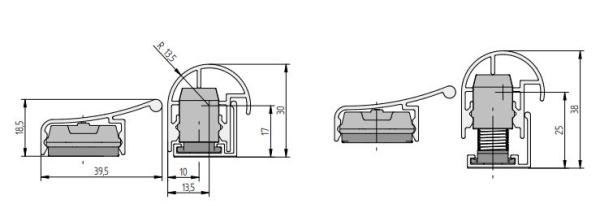 Athmer Fingerschutz-Profil BM 27+/2000